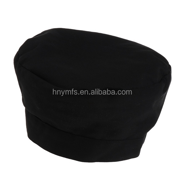 100% Cotton Adult Adjustable Cooking Chef Hat Elastic Unisex Breathable
