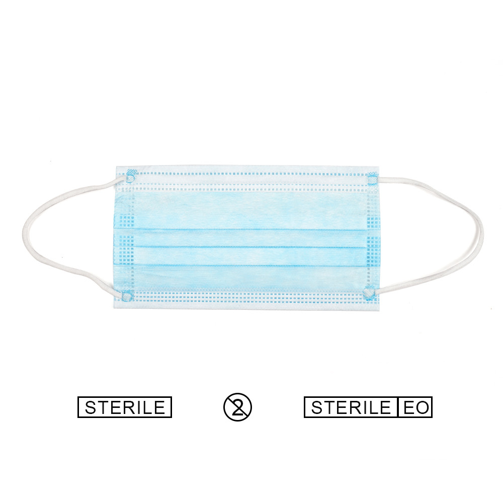 3 Ply Layers Ear Loop Non Woven Medical Disposable Face Mask For Personal Care