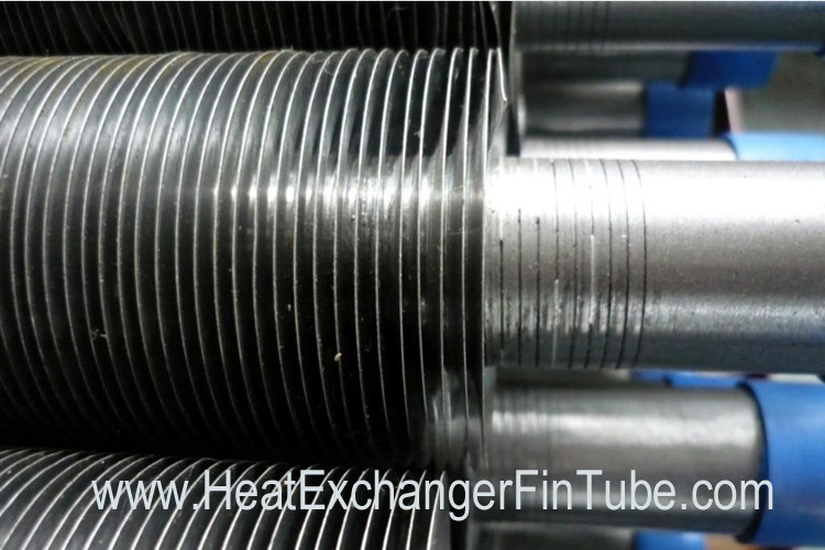 Extruded Embedded Aluminium Copper Fin Tube Longitudinal Spiral Heat Exchanger Coil