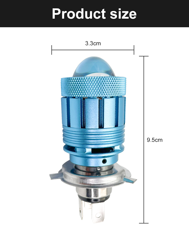 1600LM Motorcycle Auxiliary Driving Lights 5700K-6500K Auxiliary Driving Lamps