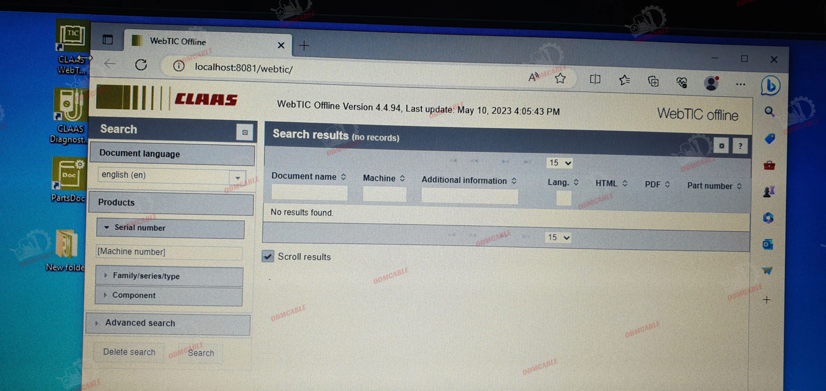 NEW For CLAAS CANBUS MetaDiag Interface Agriculture Construction Truck Tractor For CLASS Diagnostic Tool+F110 Tablet