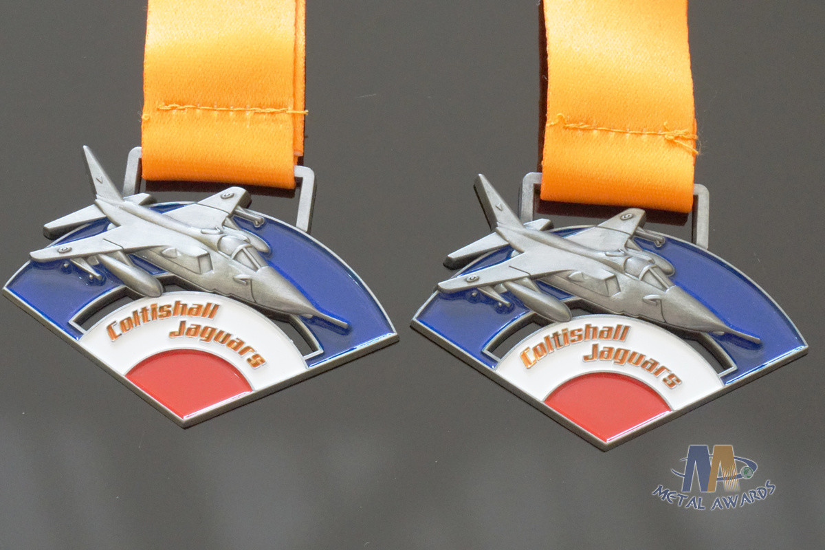 Kids School Awards Soft Enamel Gold Silver Metal Medals Half Marathon Medallion