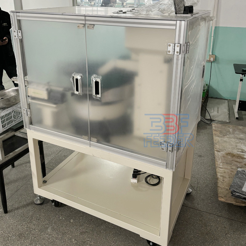 Soundproof Enclosure Vibratory Bowl Feeder Dust Guard Hopper Vibrating