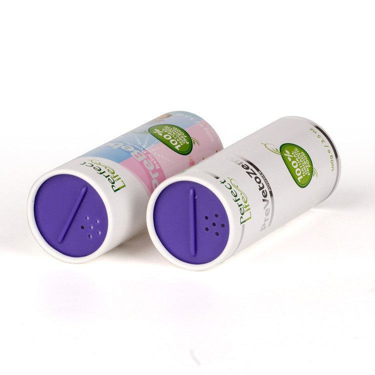 Cosmetic Powder Cardboard Paper Tube Packaging CMYK With Shake Top