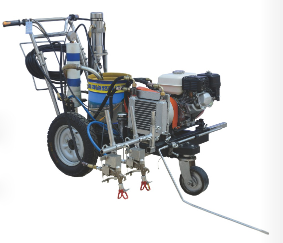 Thermoplastic Paint Material Hot Melt Road Marking Machine With Gear Core Components