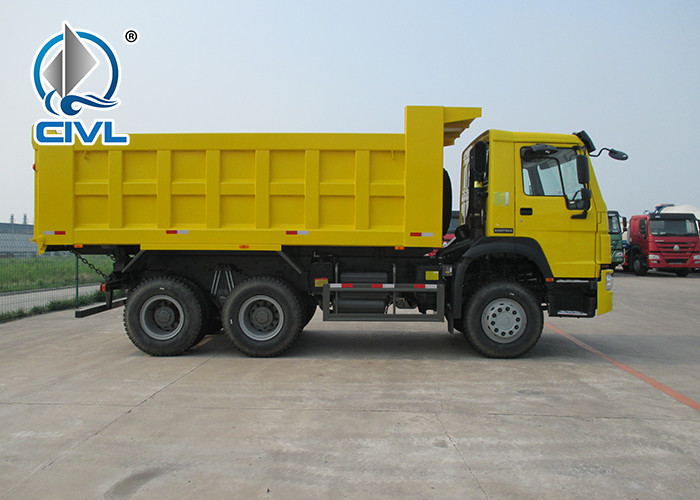 Dump Truck Heavy Duty Dump Truck 10-24m3 Volume 6800*2300*800 HOWO 371hp Tipper truck Yellow color