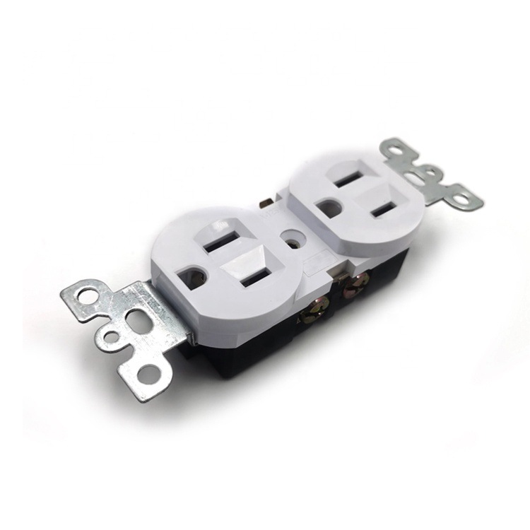 Standard Grounding Tamper Resistant Duplex Receptacle Socket Decorative WIFI NO Switch