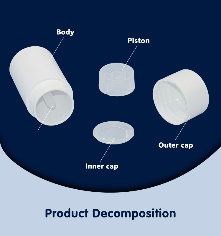 Custom Color Mini Portable 6g Plastic AS Deodorant Stick Packaging Bottle