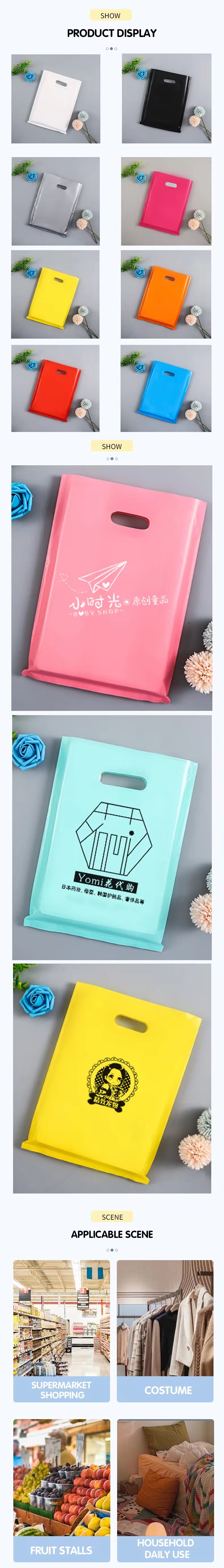 Thickness 60 Micron-200 Micron Plastic Packaging Bag Personalized Mailer Bags