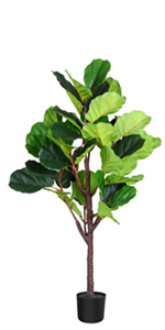 artificial plant tree ceramic planter pot wood plant stand seagrass basket
