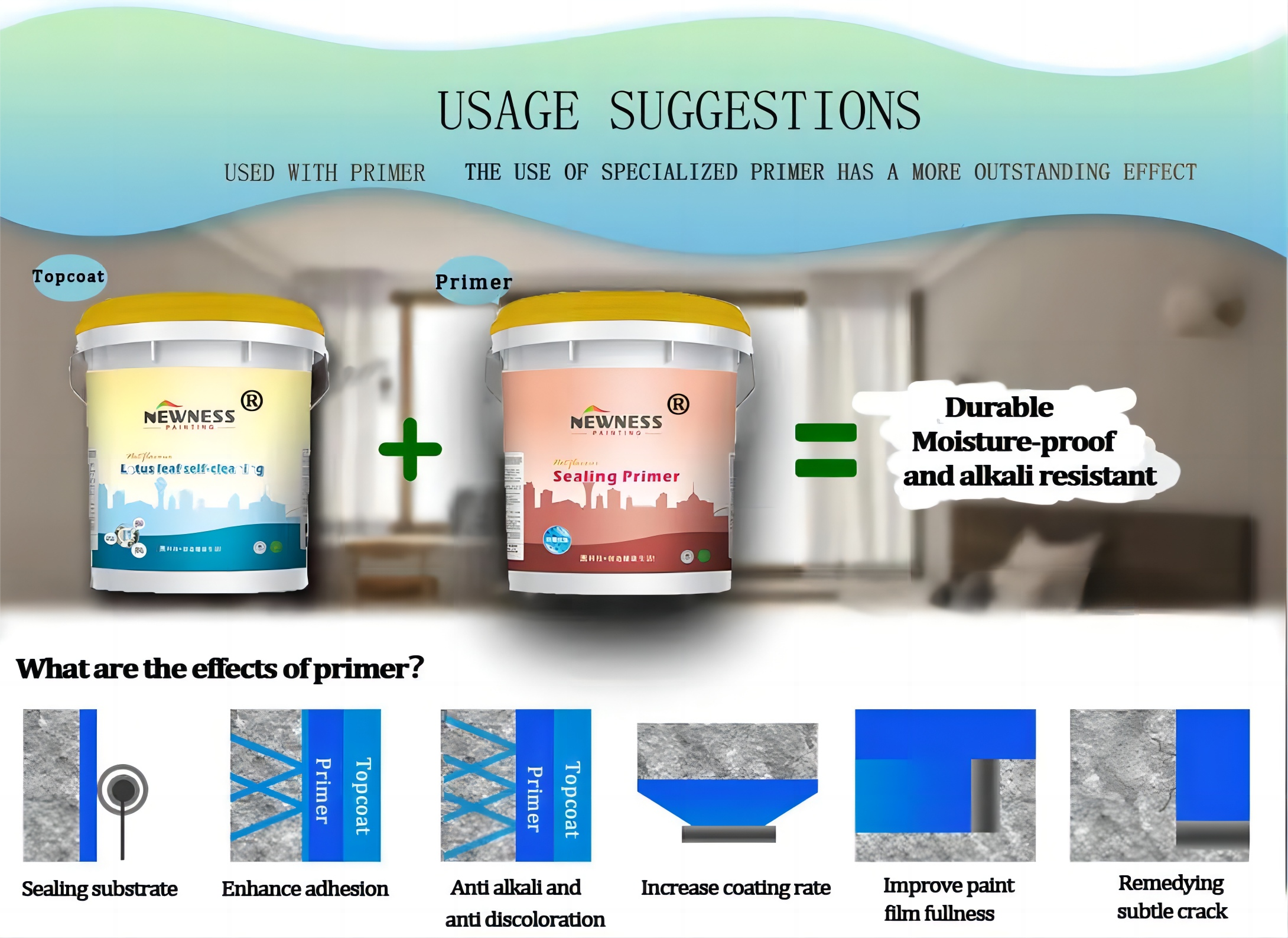Roller Application Method Acrylic Building Furniture Spray Paint for Exterior Walls