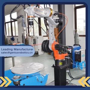 China Laser Seam Tracking MIG Welding Robot For Rubbish Bin on sale
