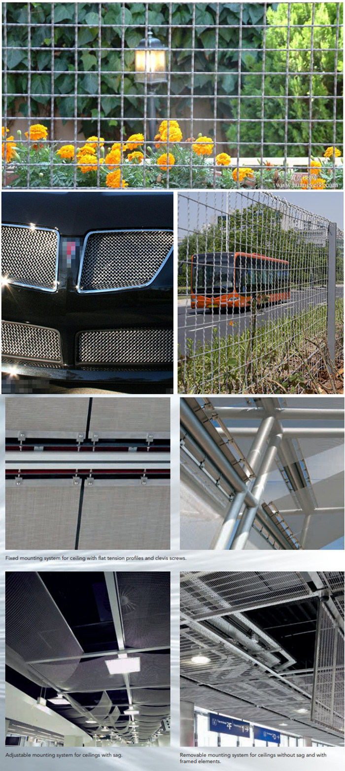 Heavy duty crimped wire mesh,Durable, acid and alikali resistant,etc.