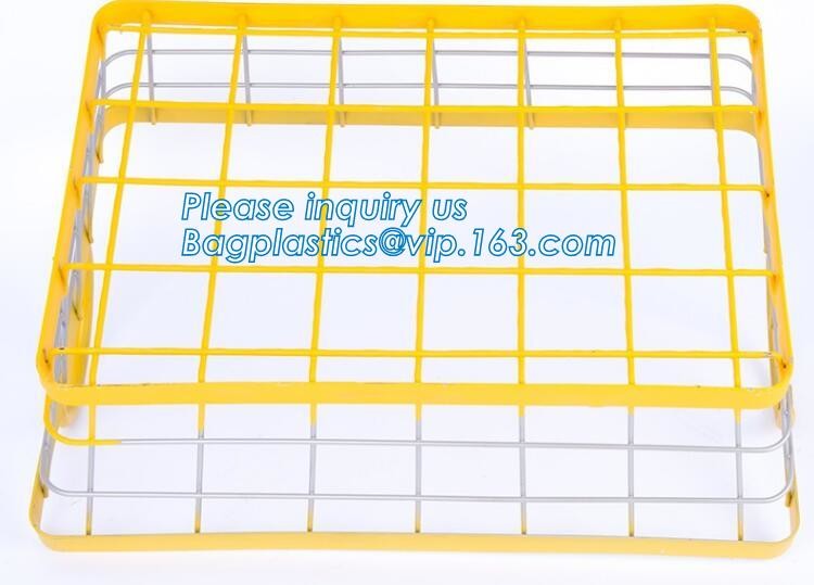 metal wire storage basket with tray in whole sale lowest MOQ sale even just buy 1 set, Kitchen storage Rose gold wire me