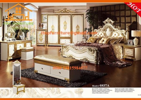 antique wholesale price Indonesia white lacquer bedroom furniture