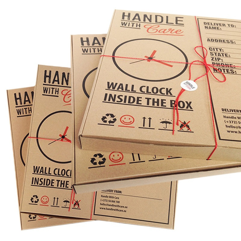 Custom Printing Diecut Pack Flat ReinfoRced Kraft PaPer Home Postage Corrugated Mailer Boxes