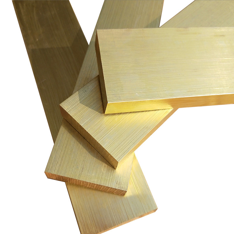 CuBe2 H70 Brass And Copper Bar Brush Mirror Beryllium Copper Flat Bar 20-60mm