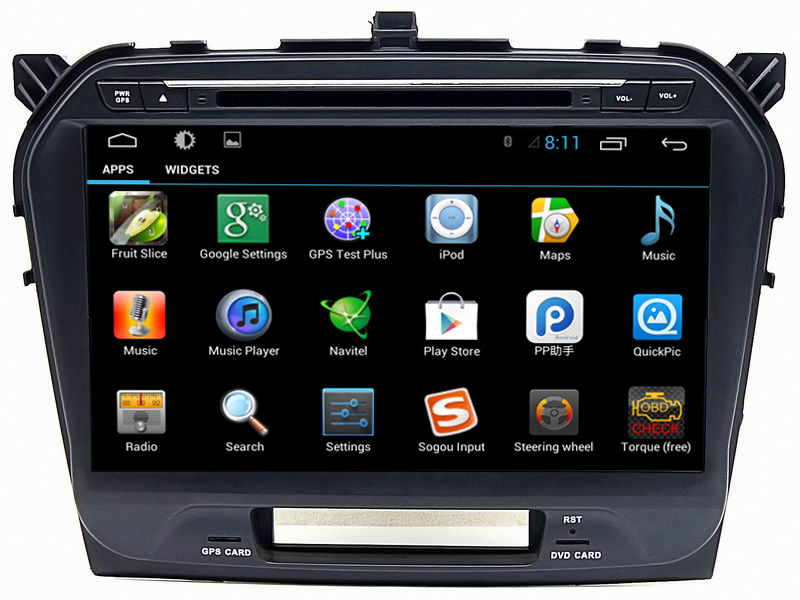 Ouchuangbo car radio 10.1 inch android 6.0 for Suzuki Grand Vitara 2016 with steering wheel control bluetooth USB
