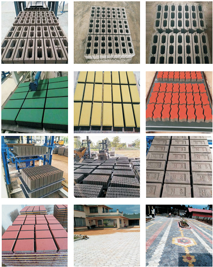 HST 4-26 Cement Block Machine With 2000 - 5000 Bricks Per Day For Making Cement Brick