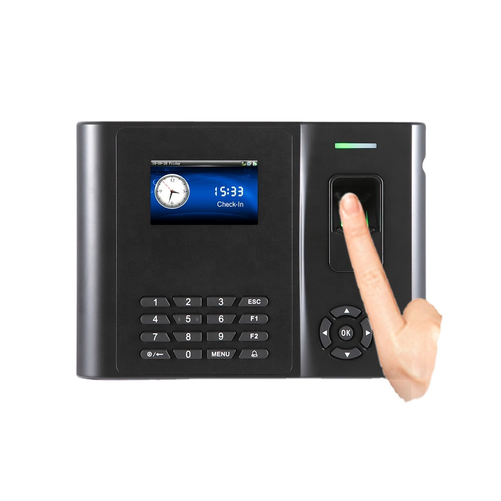 Li Battery Biometric Fingerprint Access Control System Fingerprint Time Attendance Machine