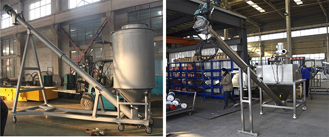HZ-2A 120m Mobile Corn Small Flexible Auger Screw Conveyor Grain Suction Machine