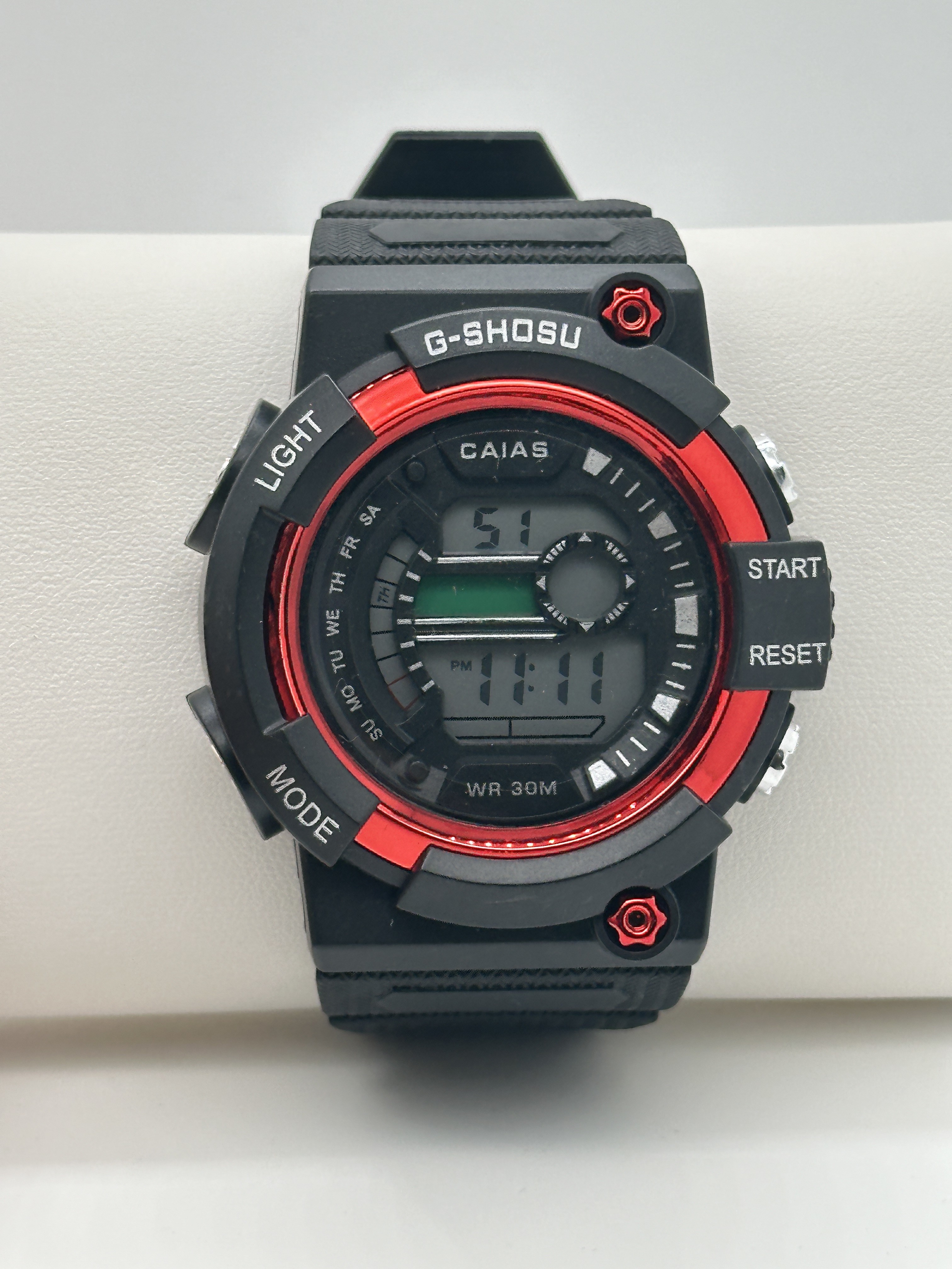 Luxury Digital Sport Watch 100M Water Resistant Silicone Strap Watches