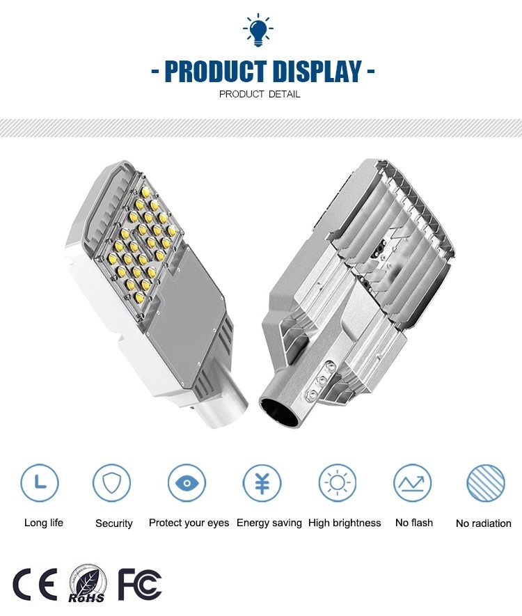 High Luminance IP67 180w LED Street Light For Outdoor Newest Design Aluminum Shell