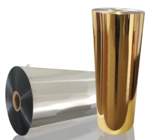 Pet Packaging Film Customized Printed Silver/Gold Colorful Aluminum Metallized Film