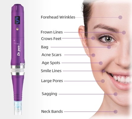 Dr Pen X5-W Wireless dermapen with Speed Digital display Auto Microneedle System Adjustable Needle 0.25mm-2.5mm