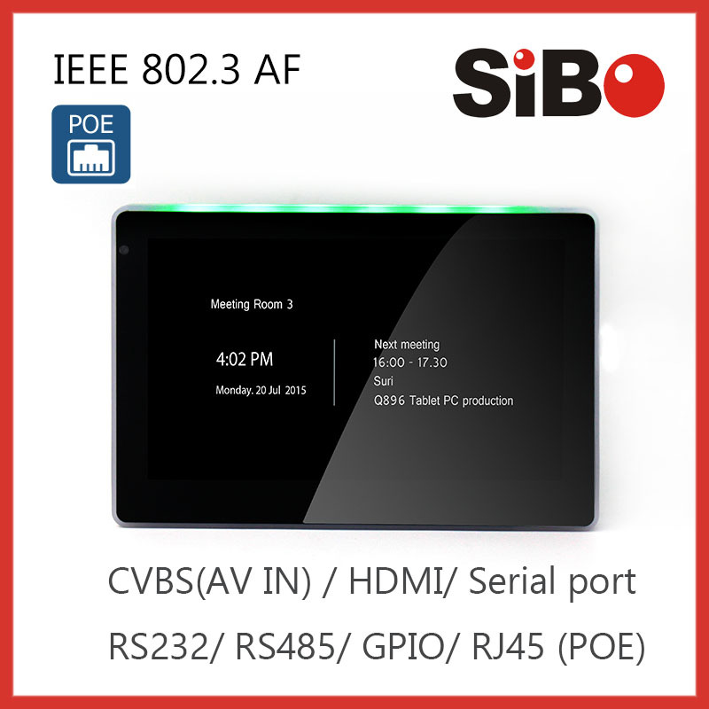 7 Inch Android Monitor With Ethernet, WIFI, Web Browser For HVAC Control System integrator