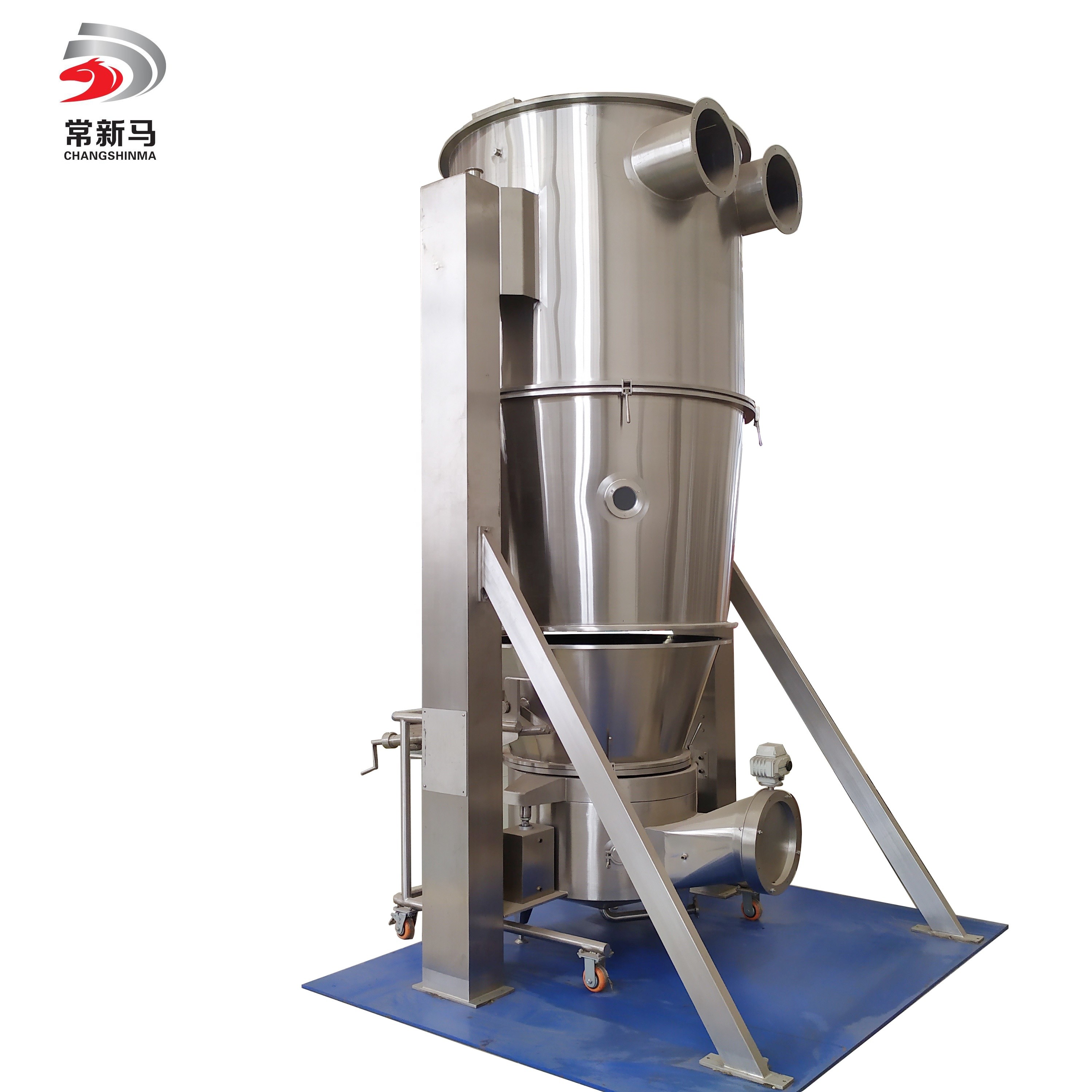 5Kg/Batch 15Kg/Batch Fluid Bed Dryer Granulator Laboratory Fluid Bed Dryer ISO9001