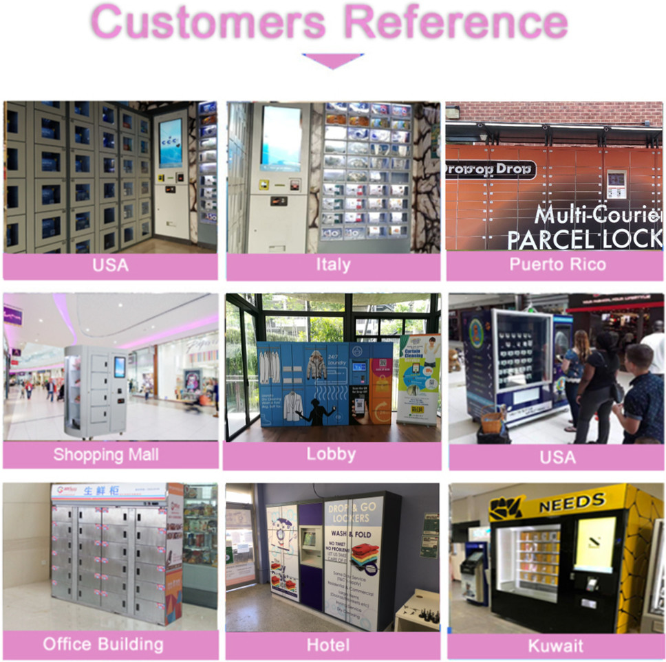 Food Market Refrigerated Frozen Locker Electronic Storage Fresh Flowers Lockers