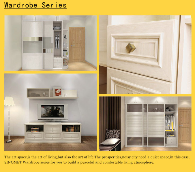 Customized Color Aluminum Storage Cabinet Aluminum Wardrobe Cabinet