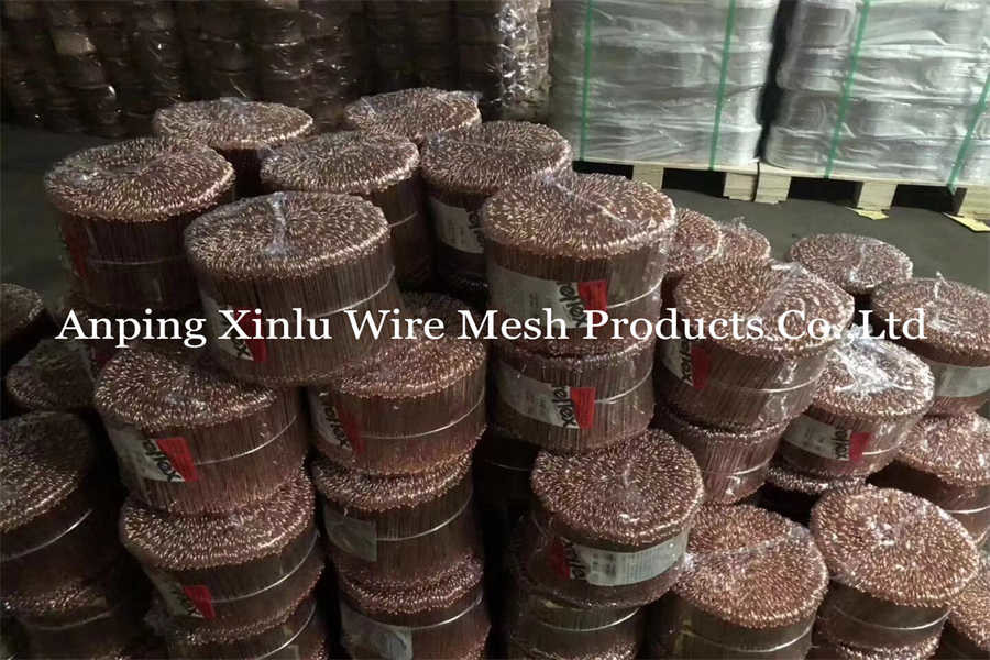 Bundle or Roll Packaging Double Loop Tie Wire Building Binding18 Gauge Black Annealed 0.7mm Rebar Tie Wire Loops