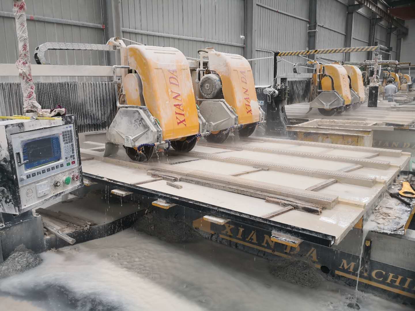 3 Axis Linear Cutting Machine Easy Maintenance and Automatic Operation Machinery for Stone