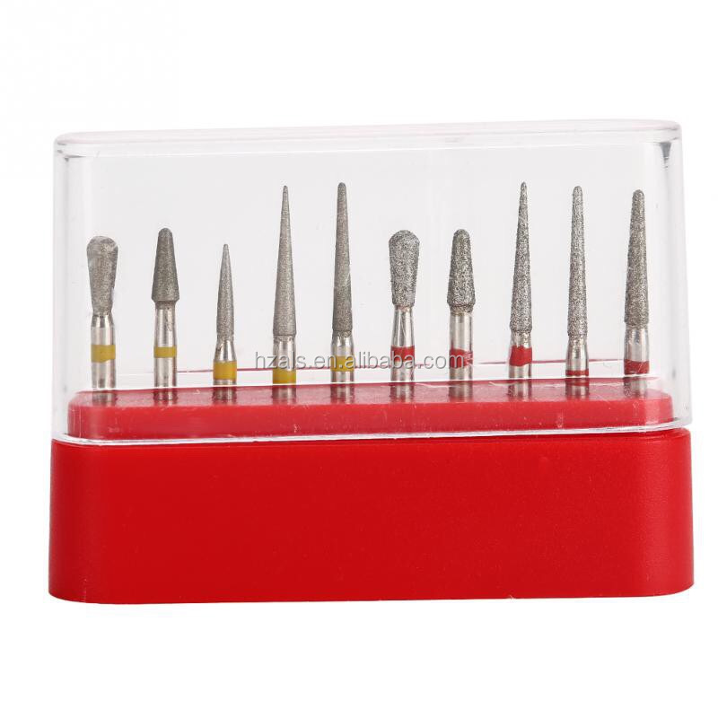 Metal Dental Lab Bur Holder Block Box High Low Speed 30 Holes