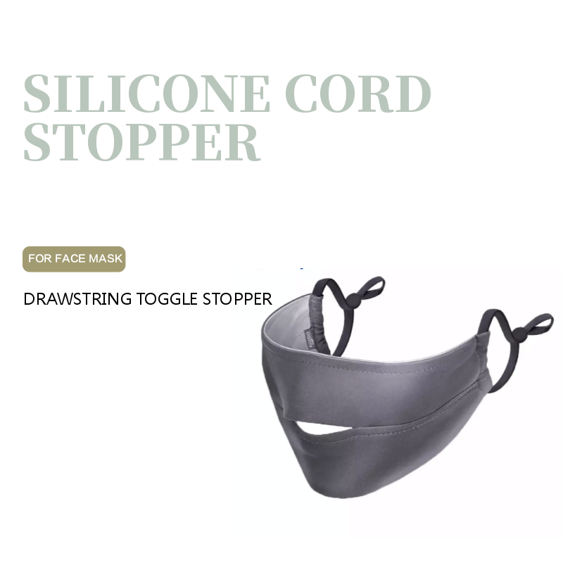 silicone cord stopper drawstring toggle stopper