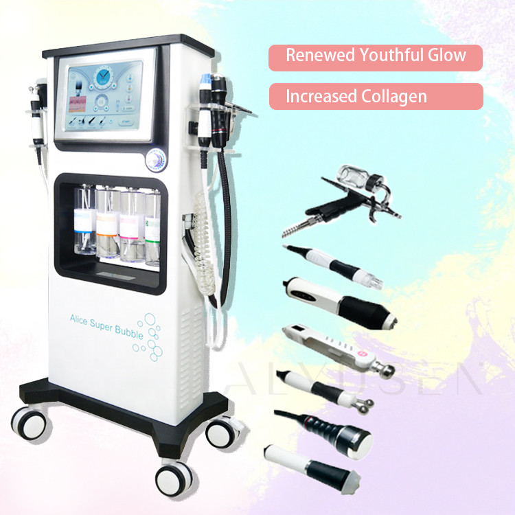 Facial Hydra Beauty Machine 7 In 1 Water Peel Hydrodermabrasion With Skin Analyzer