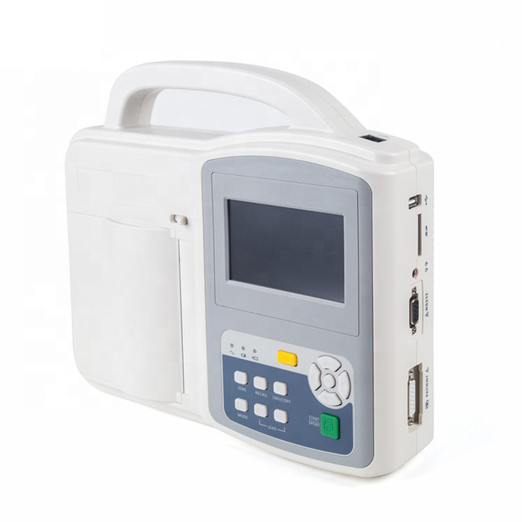 6 Channel Portable ECG Machine 12 Lead EKG Ectrocardiograph