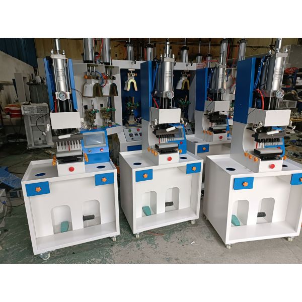 Pneumatic Shoelace Upper Fabric Multi Hole Punching Machine Sport Shoe Making Machine