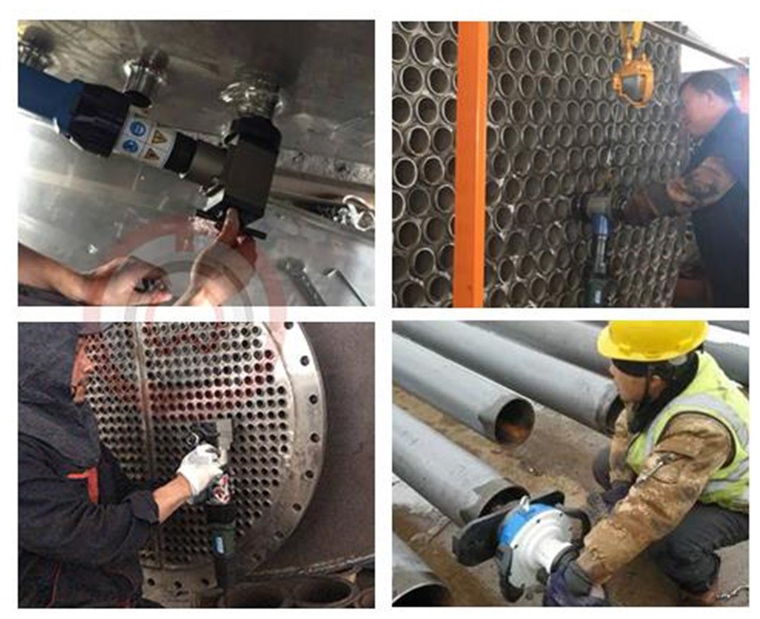 Internal Expansion Portable Pipe Beveling Machine Electric Chamfering