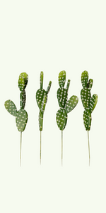 Unpotted cactus artificial plant faux succulents