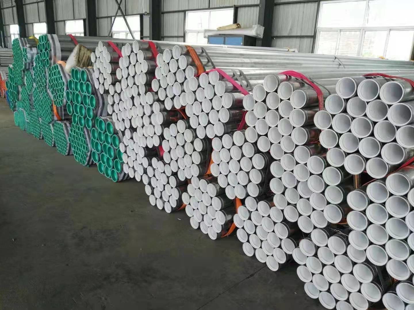 Flame Retardant Plastic Coated Q235 Steel Pipe For Mining Industry