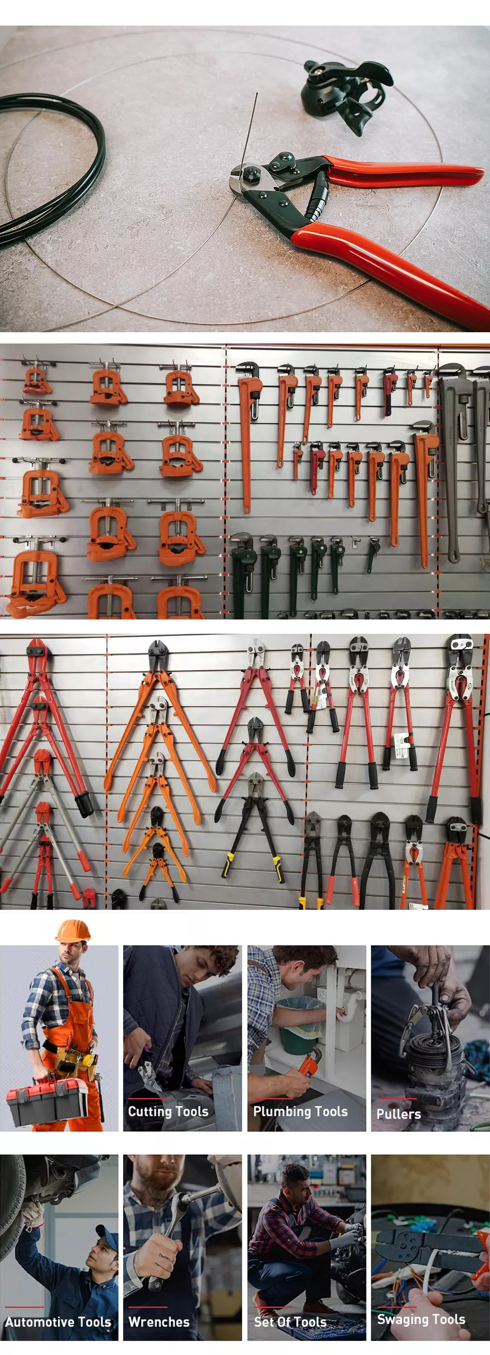 Not Rated Jaw Surface Ratchet Cable Cutter Industrial Grade for 75mm Diameter Cables