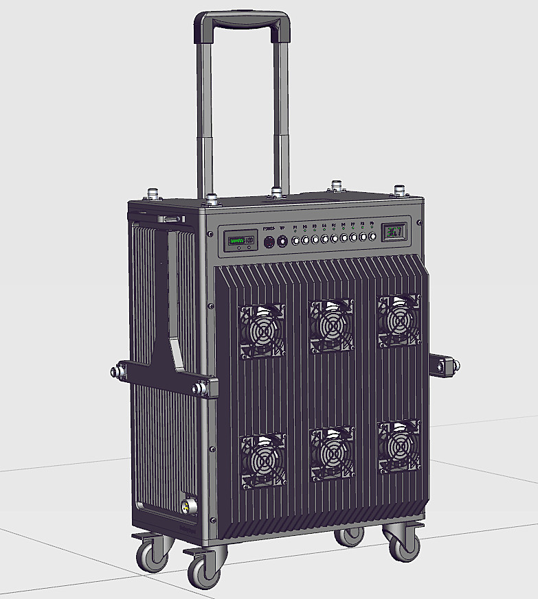 Army Project Bomb Signal Jammer Portable With 30m Jamming Distance