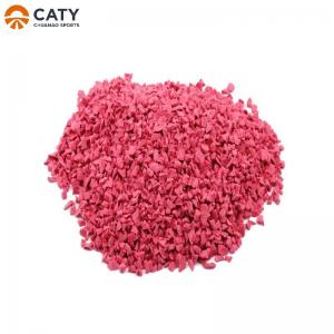 China Anti Slip EPDM Rubber Crumb Practical , Impact Absorbing Colored Rubber Granules on sale
