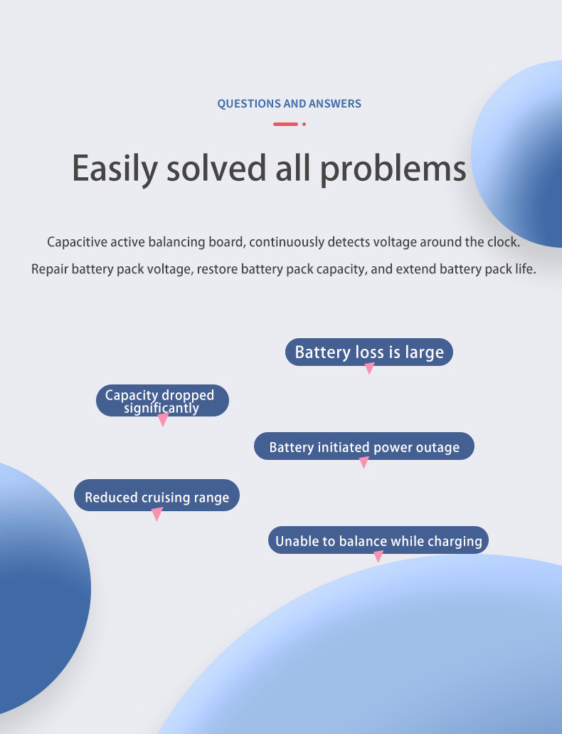 3S 4S 5S 6S 7S 8S 14S 16S 21S 5A Active Balancer Li-ion Lifepo4 LTO Battery Equalizer Energy Transfer