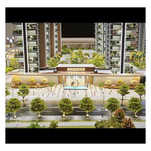 Real Estate Architectural Scale Model High Precision LED Architecture Miniature