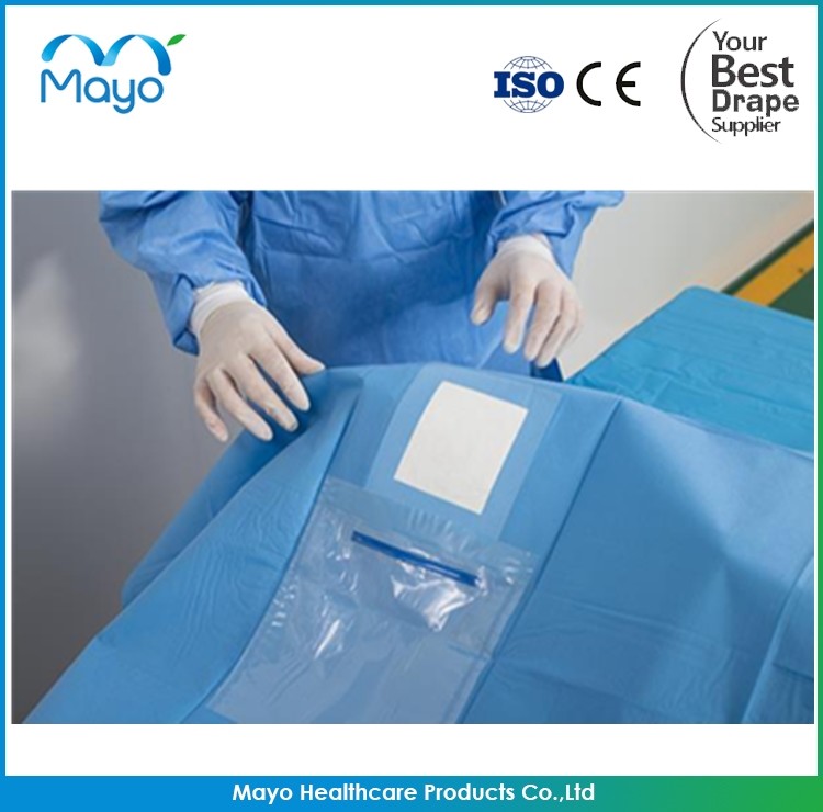 Ophtha Ophthalmic Drape Pack Half Body Medical Disposable Eye Drape