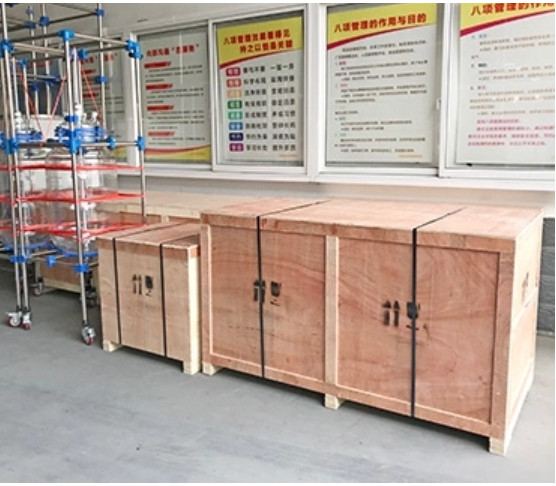 Process Industry Jacketed Glass Reactor Vessel Fine Chemical Synthesis Applied